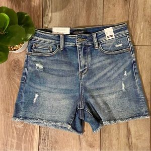 High Waisted Judy Blue Colette Destroyed Cutoffs Size Small